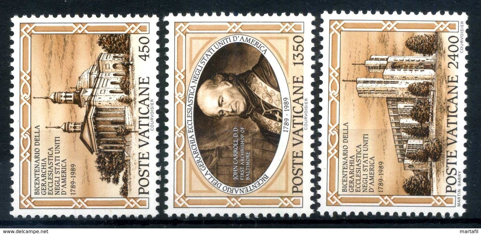 1989 VATICANO SET MNH ** - Neufs