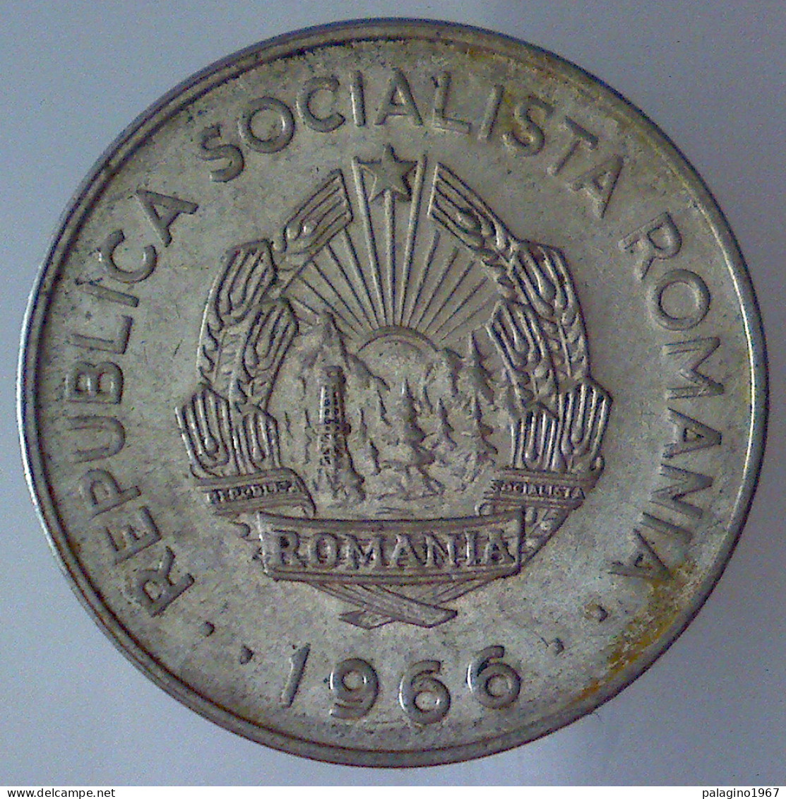 REPUBBLICA SOCIALISTA DI ROMANIA 1 Leu 1966 BB QSPL  - Roumanie