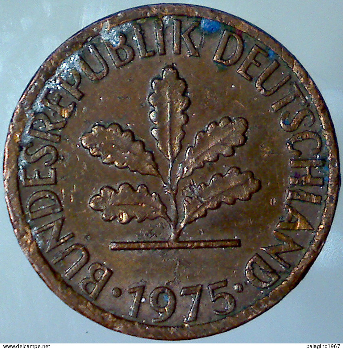 GERMANIA 1 Pfennig 1975 F B QMB  - 1 Pfennig
