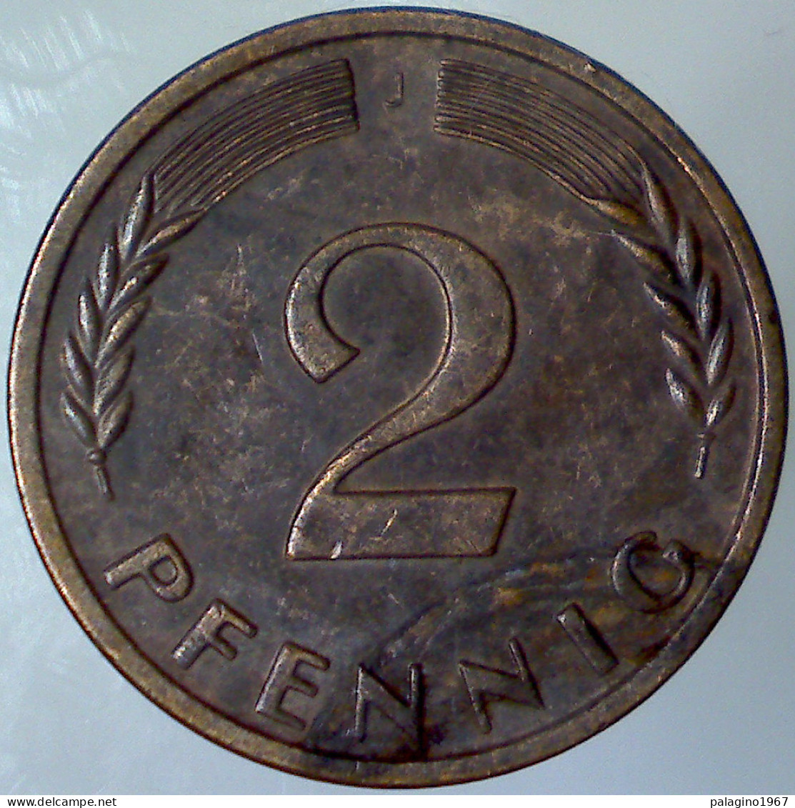 GERMANIA 2 Pfennig 1961 J BB++  - 2 Pfennig
