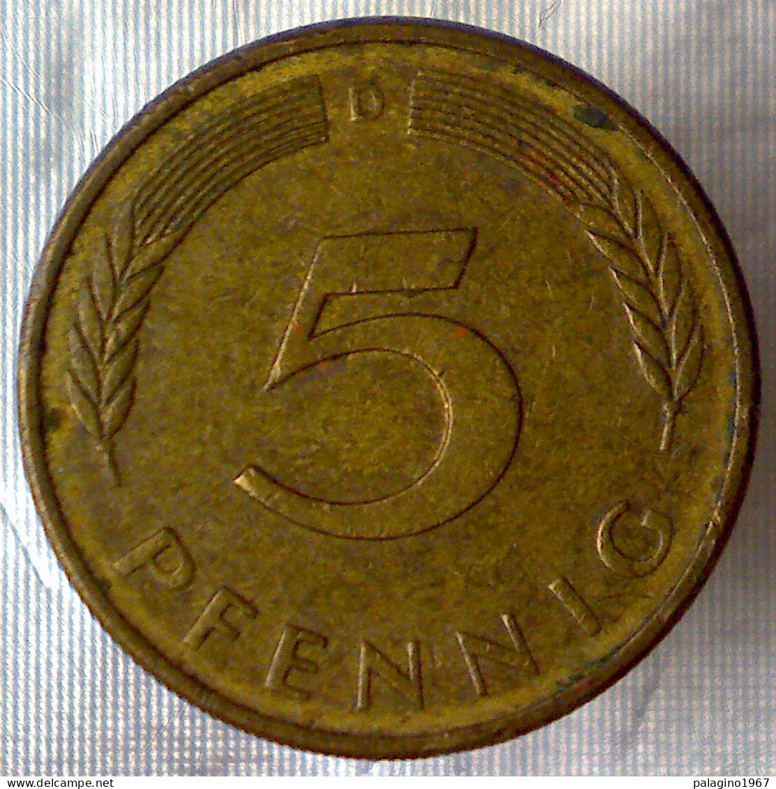 GERMANIA 5 Pfennig 1990 D BB+  - 5 Pfennig