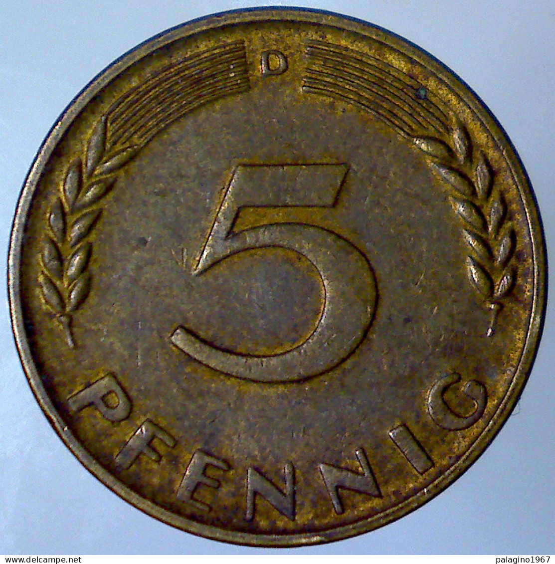 GERMANIA 5 Pfennig 1950 D BB+  - 5 Pfennig