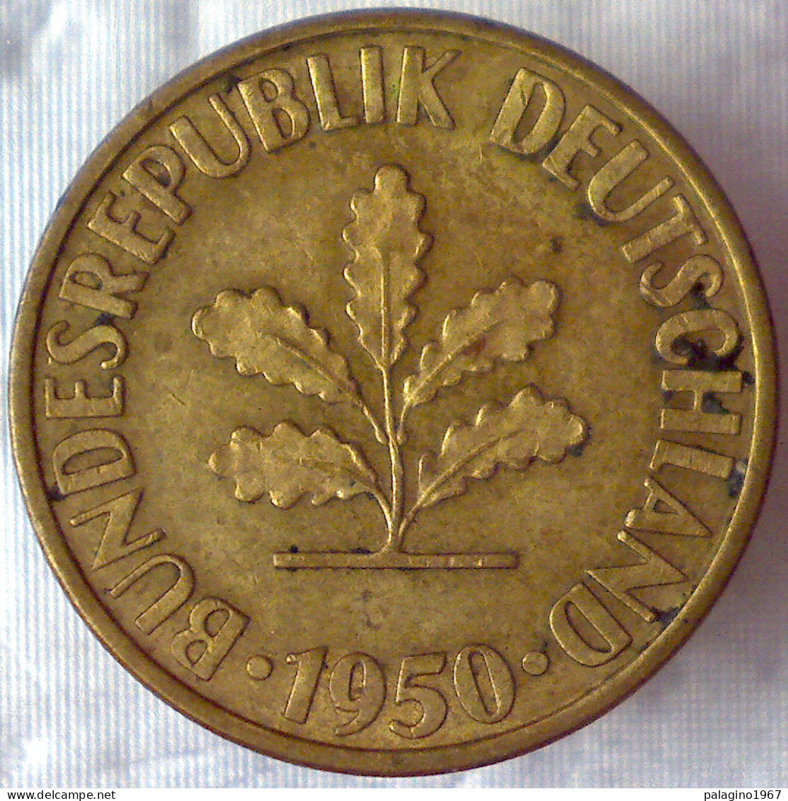 GERMANIA 10 Pfennig 1950 D QBB  - 10 Pfennig