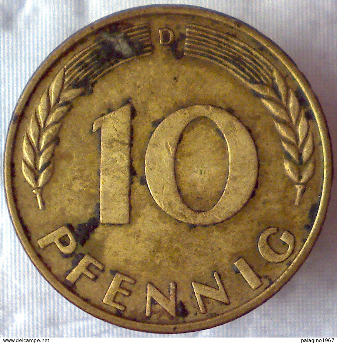 GERMANIA 10 Pfennig 1950 D QBB  - 10 Pfennig