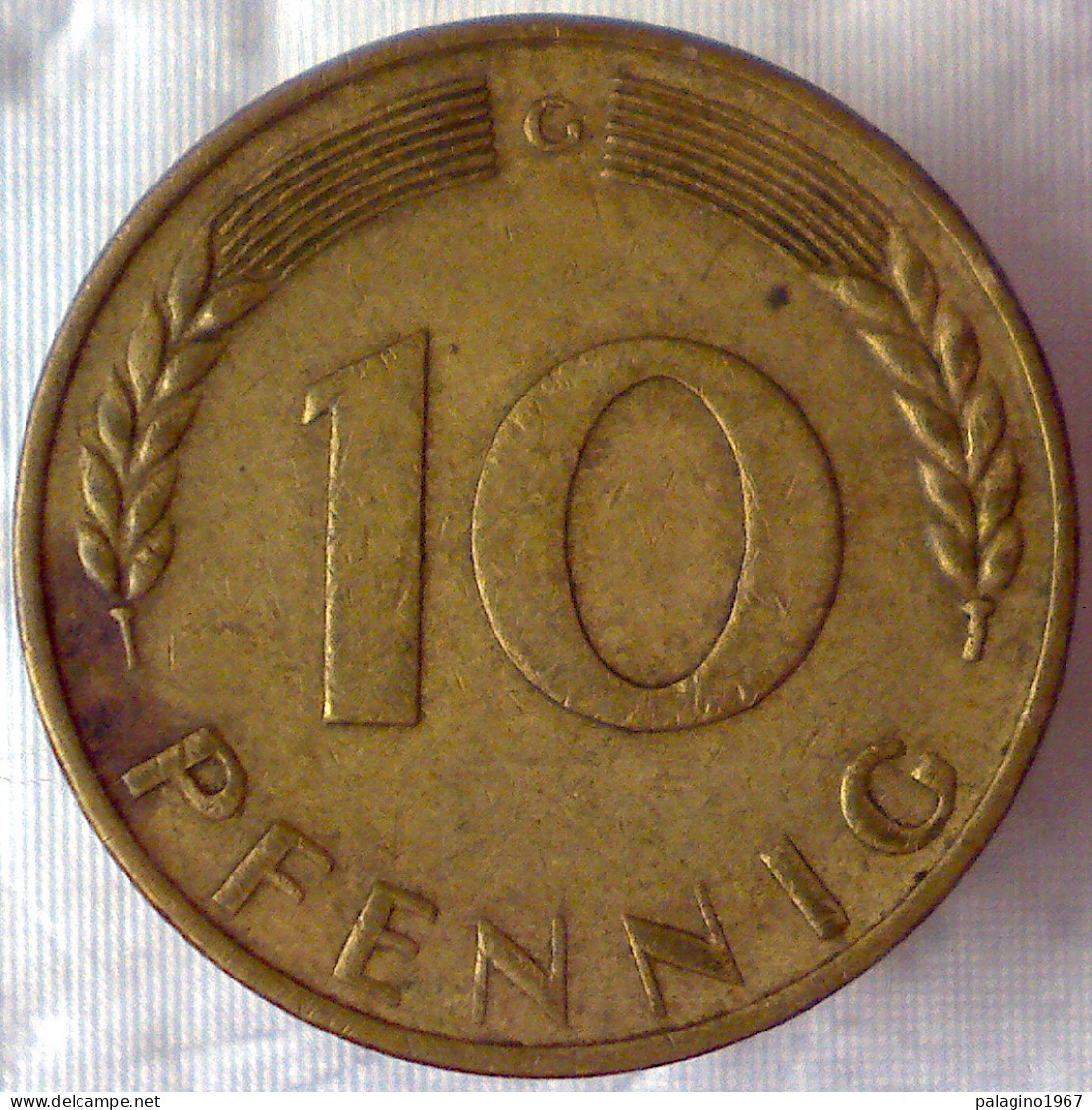 GERMANIA 10 Pfennig 1950 G BB  - 10 Pfennig