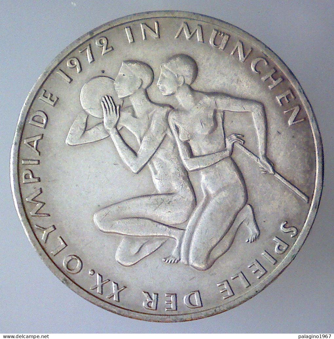 GERMANIA 10 Mark Xx Olimpiade Atleti 1972 D SPL QFDC  - Herdenkingsmunt