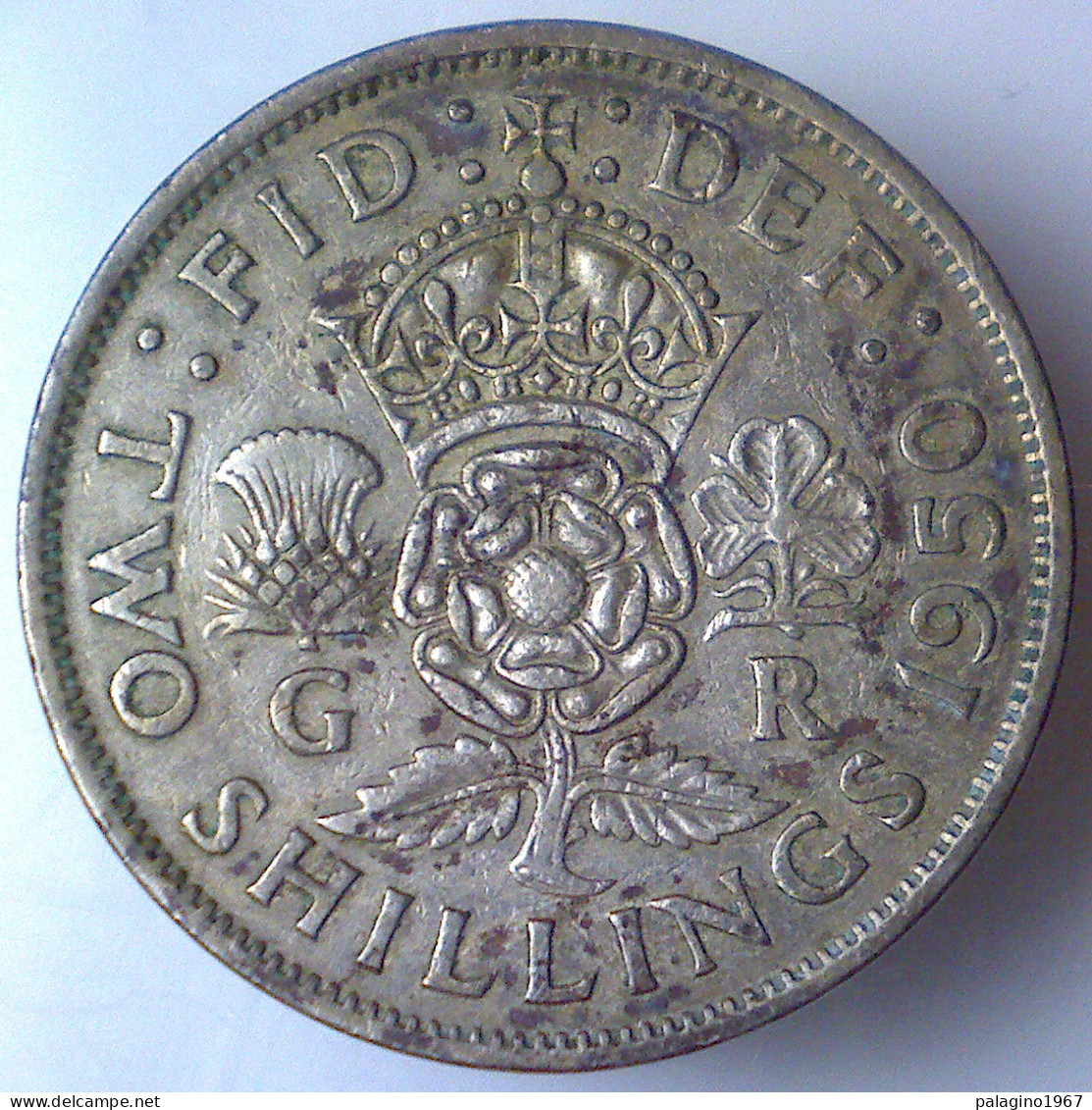 GRAN BRETAGNA 2 Shillings Florin 1950 BB  - J. 1 Florin / 2 Schillings