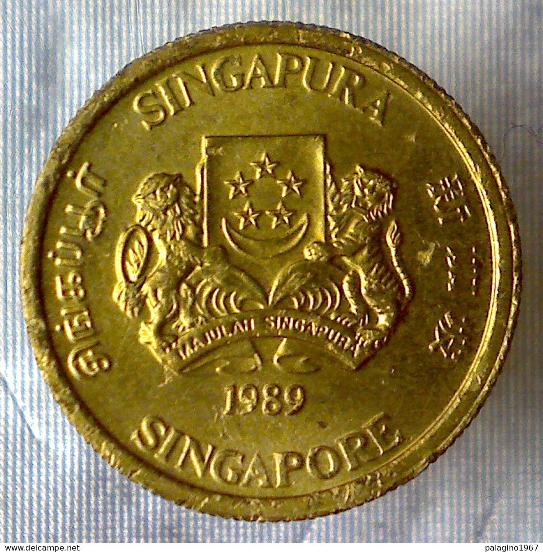SINGAPORE 5 Cents 1989 BB+  - Singapour