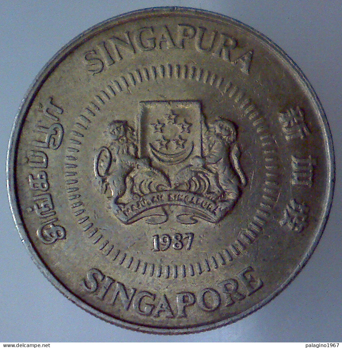 SINGAPORE 50 Cents 1987 QSPL - Singapour