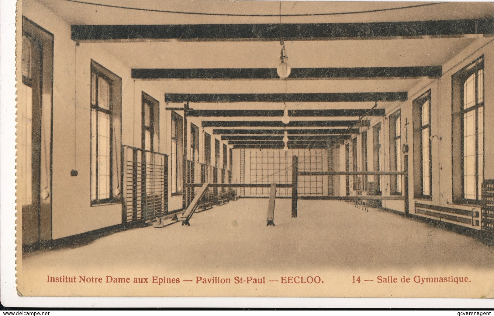 EEKLO == INSTITUT NOTRE DAME AUX EPINES - PAVILLON ST.PAUL ==  SALLE DE GYMNASTIQUE        ZIE SCANS - Eeklo