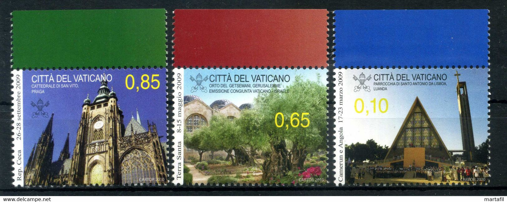 2010 VATICANO SET MNH ** - Ungebraucht