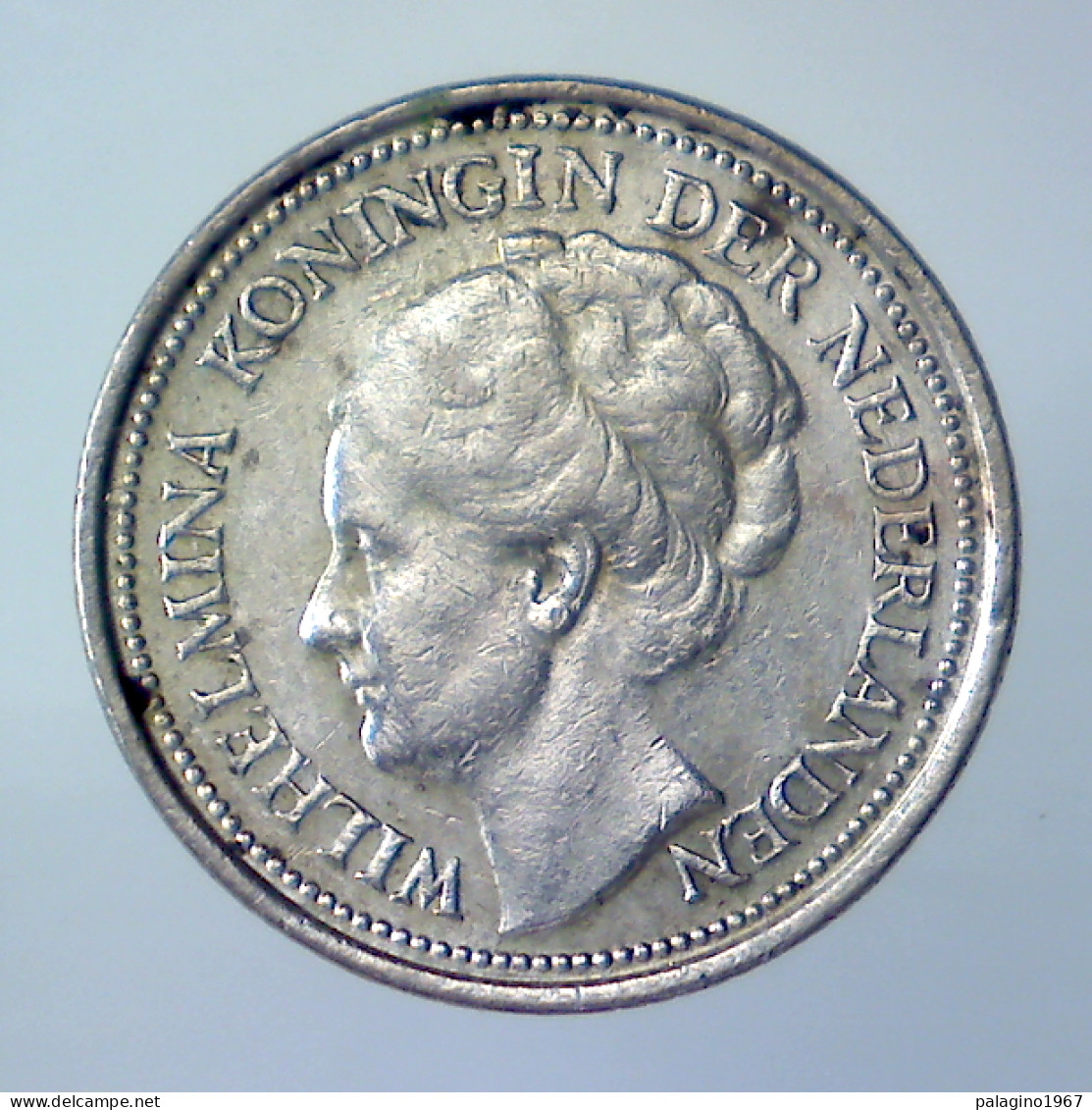 REGNO D'OLANDA 10 Cents 1928 BB+  - 10 Cent