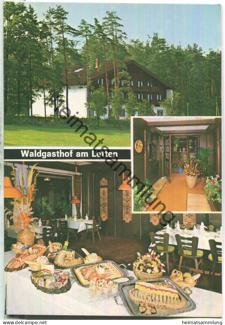 Lauf An Der Pegnitz - Waldgasthof Am Letten - Besitzer Familie Wittmann - Schwarz-Verlag GmbH Waldkirch - Lauf