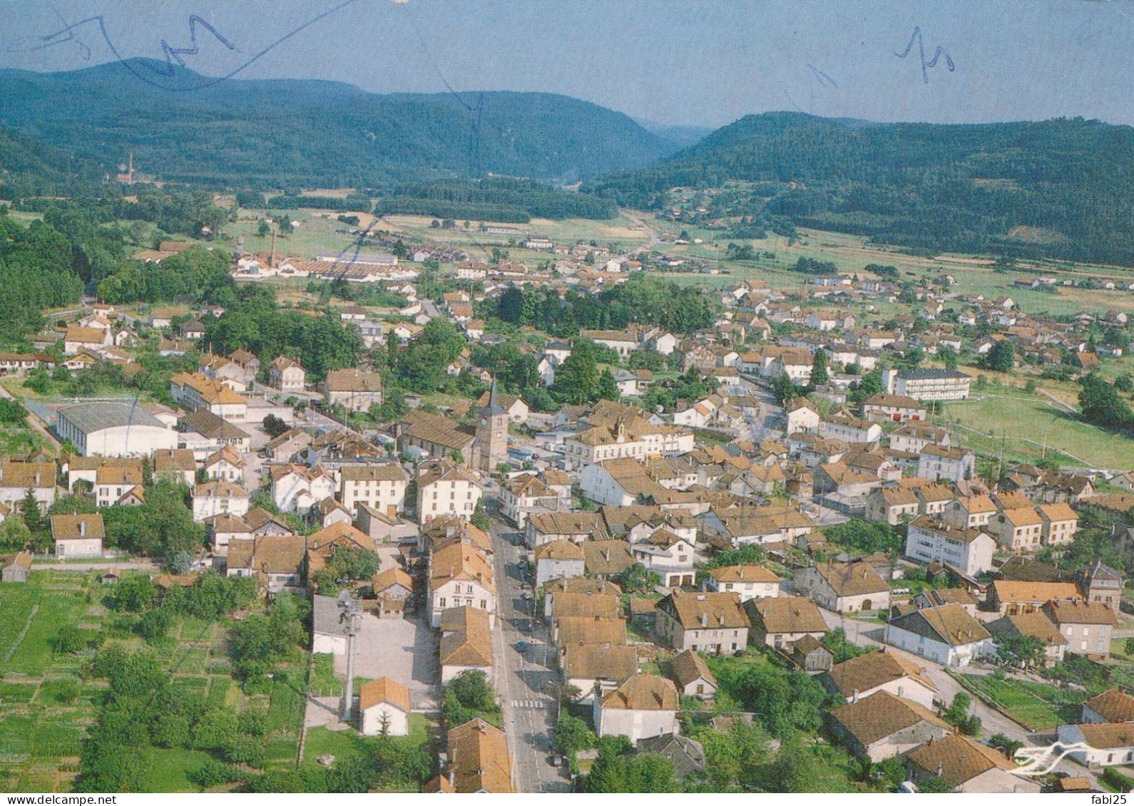 GRANGES SUR VOLOGNE VUE GENERALE AERIENNE - Granges Sur Vologne