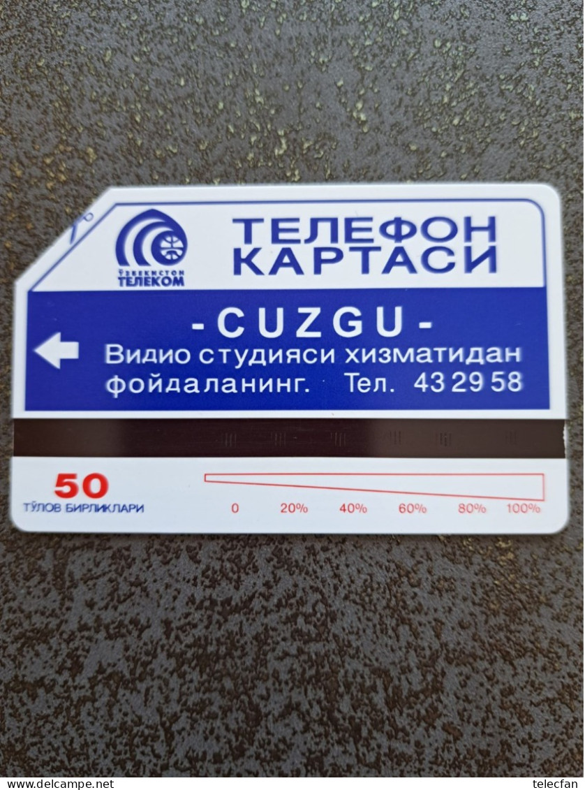 OUZBEKISTAN CUZGU TELEPHONE 50U UT URMET - Ouzbékistan