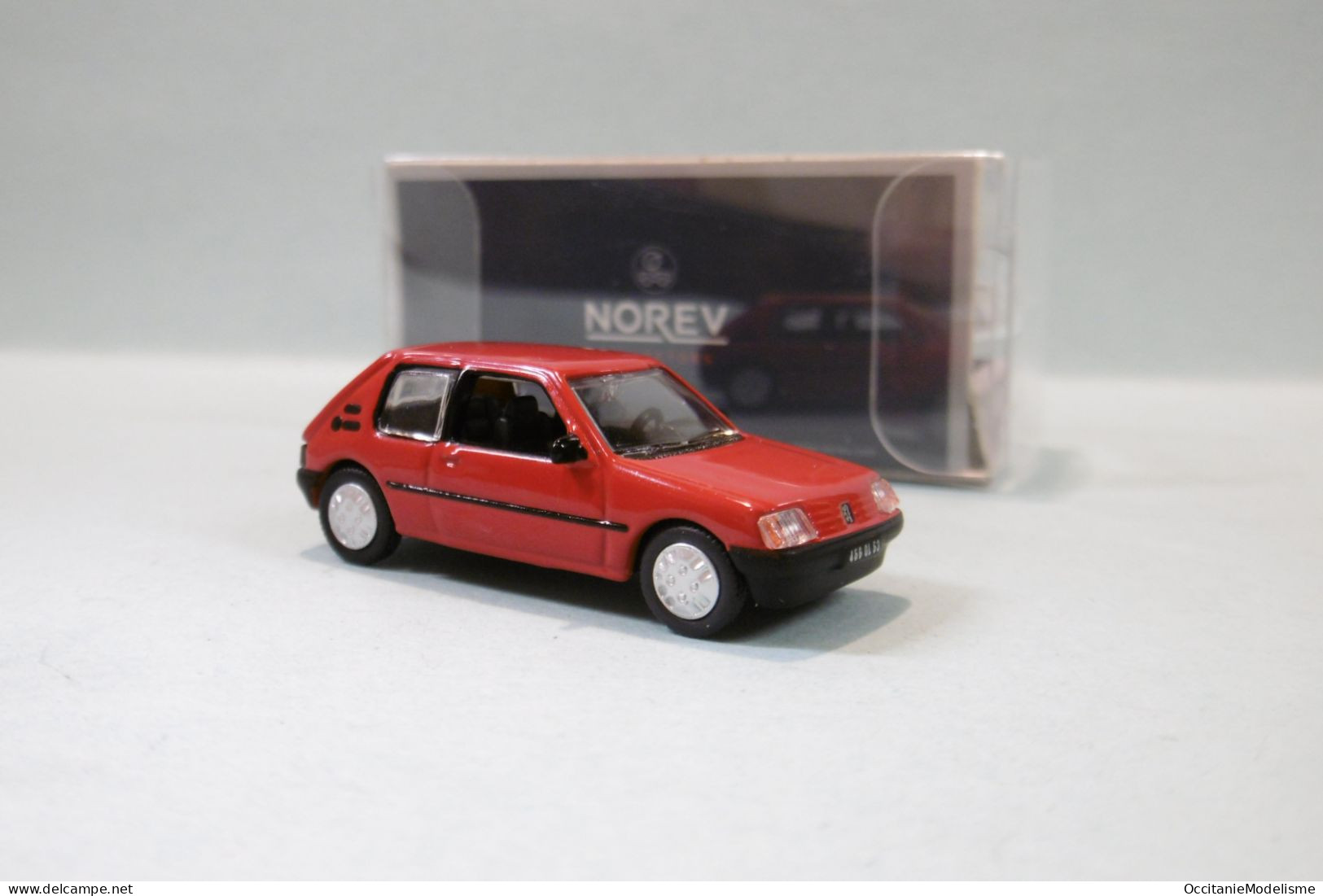 Norev - PEUGEOT 205 XR 1985 Rouge Réf. 471732 Neuf NBO HO 1/87 - Véhicules Routiers