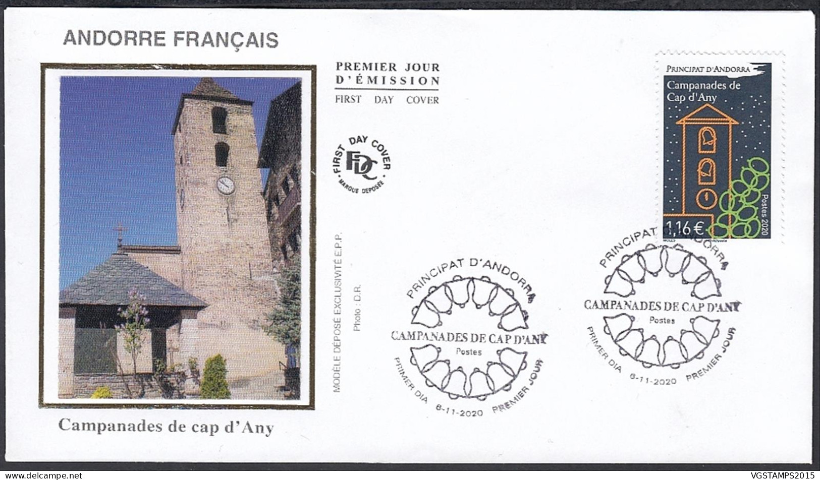 Andorre 2020- Andorre Française - FDC Imagé -Premier Jour D' Émission. Tirage Infime .... (EB) DC-11871 - Used Stamps
