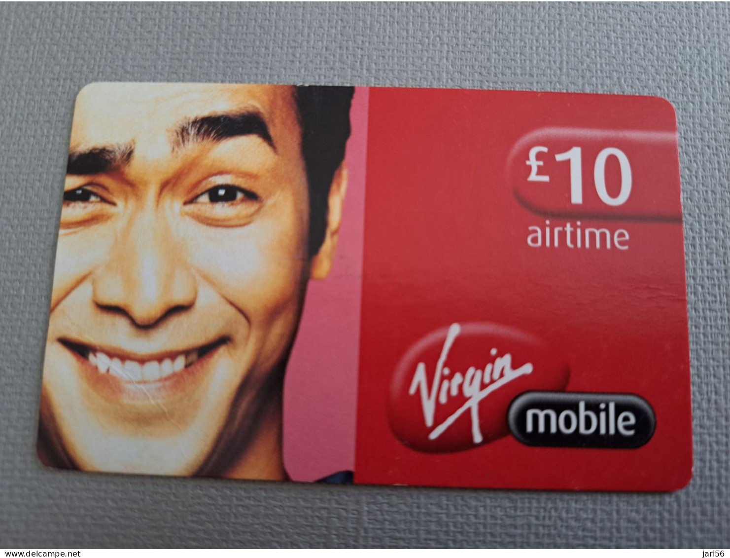 GREAT BRITAIN / 10 POUND  /PREPAID / VIRGIN MOBILE //FACE  PEOPLE ON CARD / FINE USED    **15065** - Collections