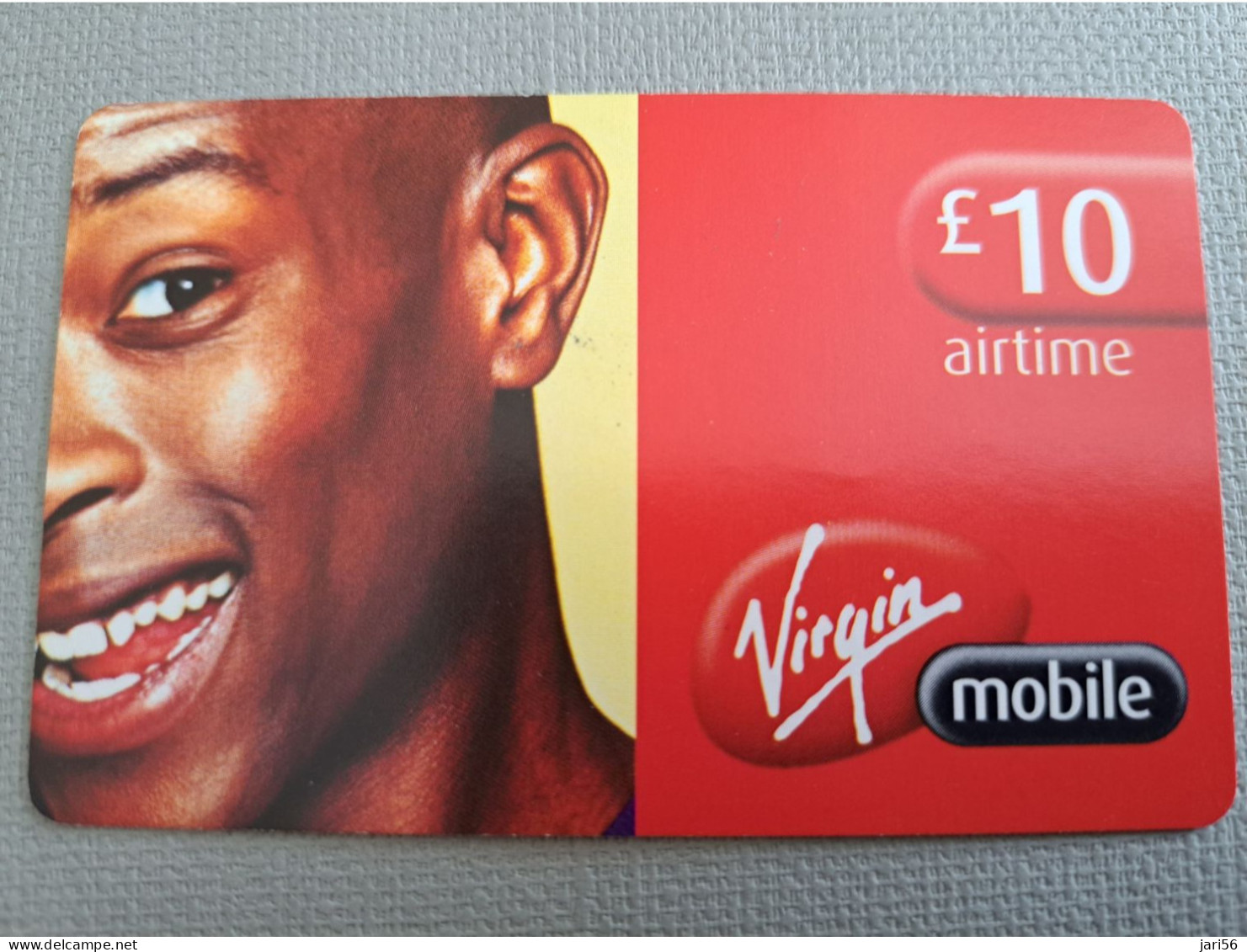 GREAT BRITAIN / 10 POUND  /PREPAID / VIRGIN MOBILE //FACE  PEOPLE ON CARD / FINE USED    **15066** - Verzamelingen