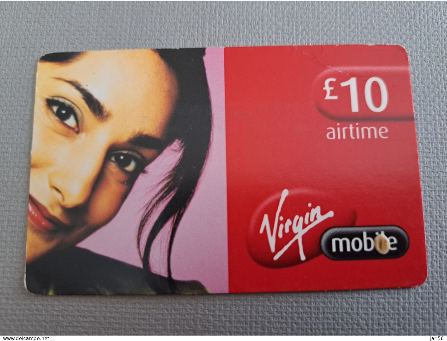 GREAT BRITAIN / 10 POUND  /PREPAID / VIRGIN MOBILE //FACE  PEOPLE ON CARD / FINE USED    **15067** - [10] Colecciones