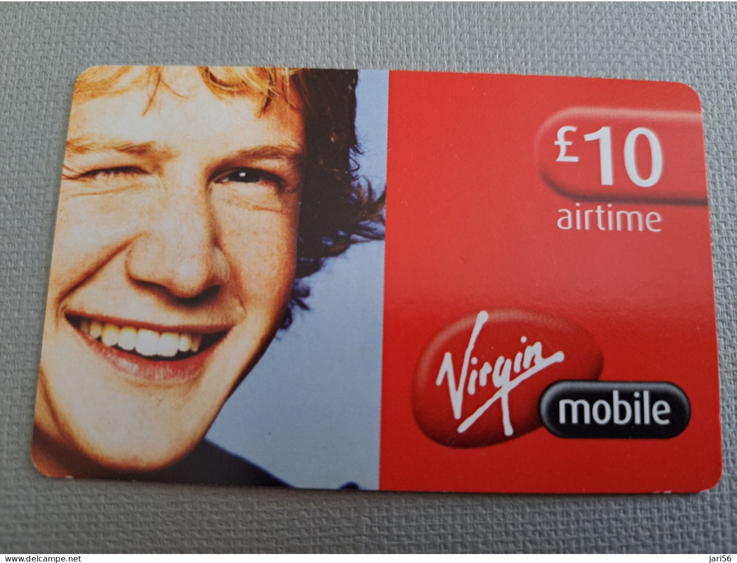 GREAT BRITAIN / 10 POUND  /PREPAID / VIRGIN MOBILE //FACE  PEOPLE ON CARD / FINE USED    **15068** - Verzamelingen