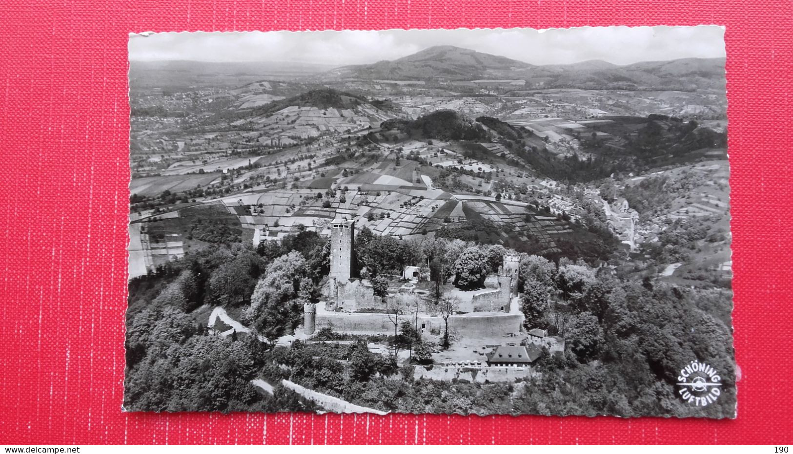 Heppenheim (Bergstrasse).Starkenburg.Luftbild - Heppenheim