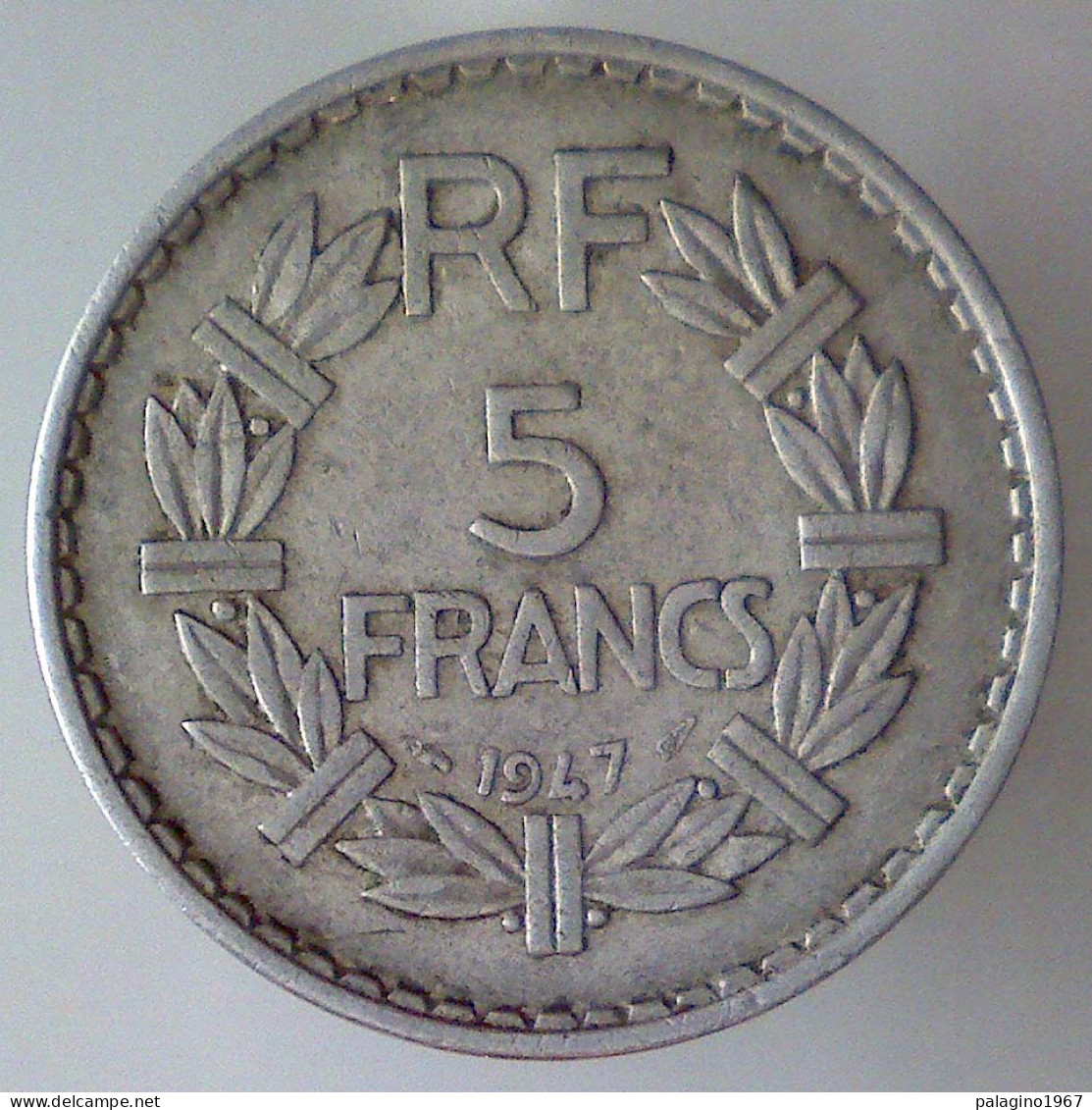 REPUBBLICA FRANCESE 5 Franchi 1947 BB+  - 5 Francs