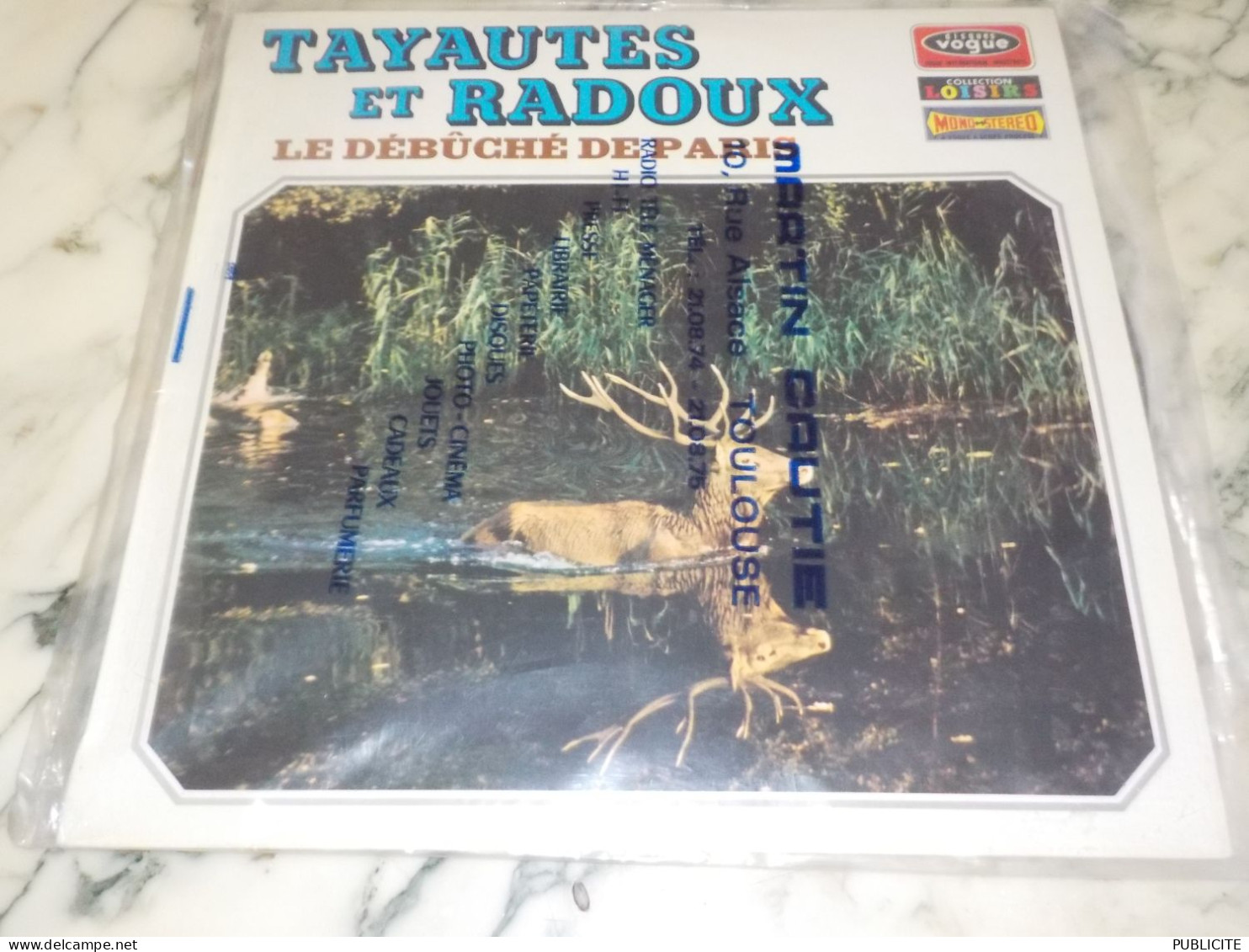 DISQUE 33 TOURS  TAYAUTES ET RADOUX LE DEBUCHE DE PARIS 1967 - Strumentali