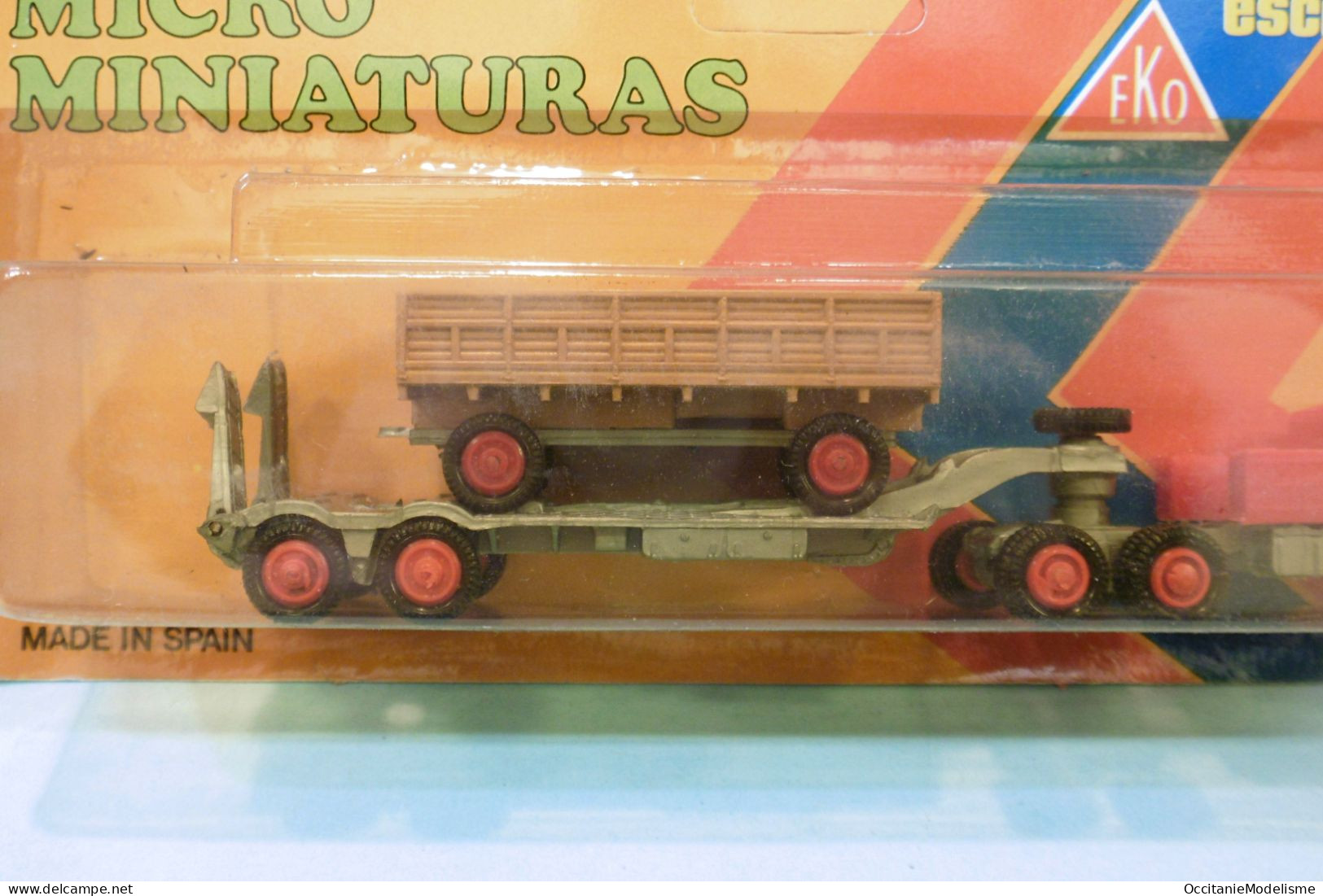 Eko - Camion ANTAR Motriz ANT Rouge Semi-remorque Porte Char Neuf HO 1/87 - Véhicules Routiers