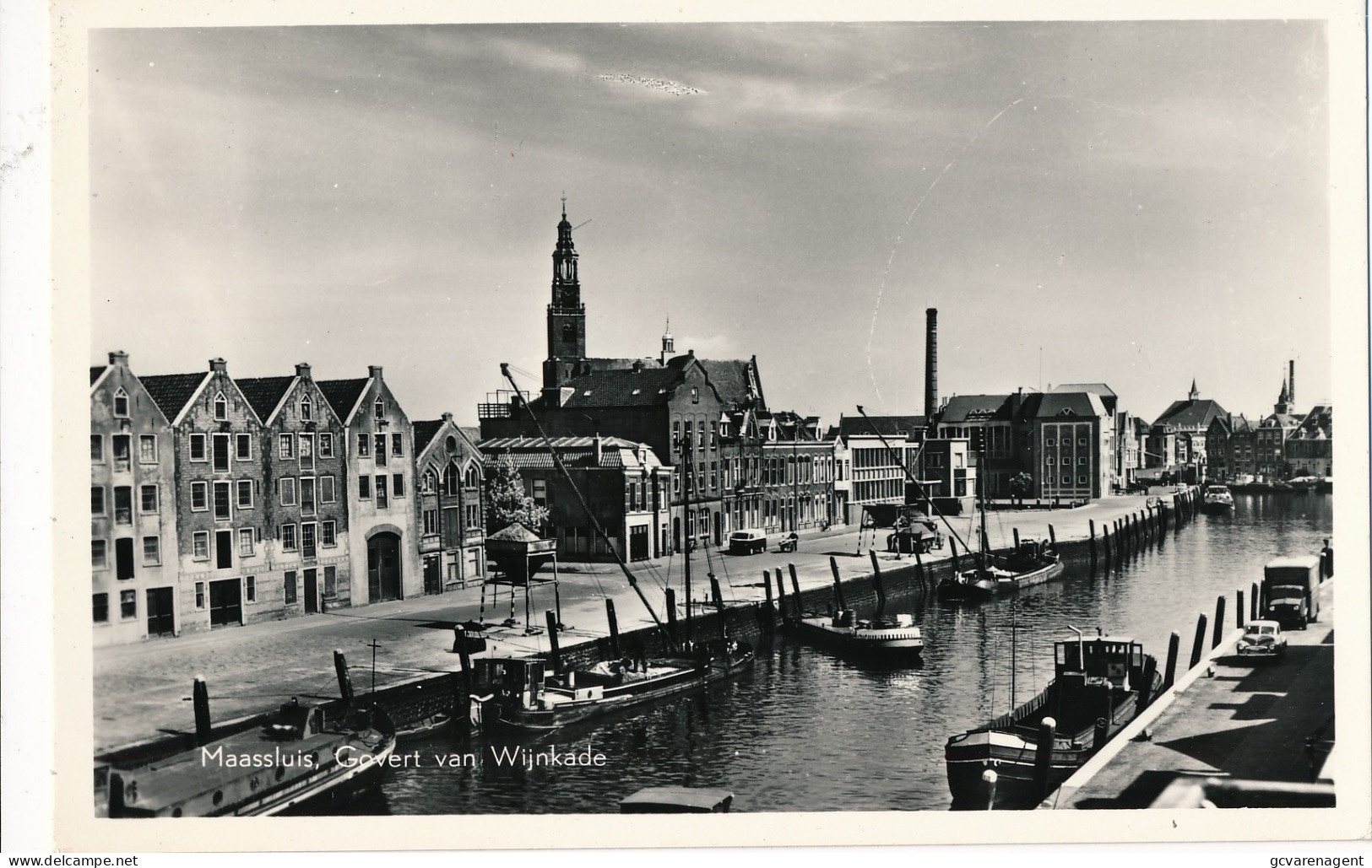 MAASSLUIS  GOVERT VAN WIJNKADE    -      FOTOKAART         ZIE SCANS - Maassluis