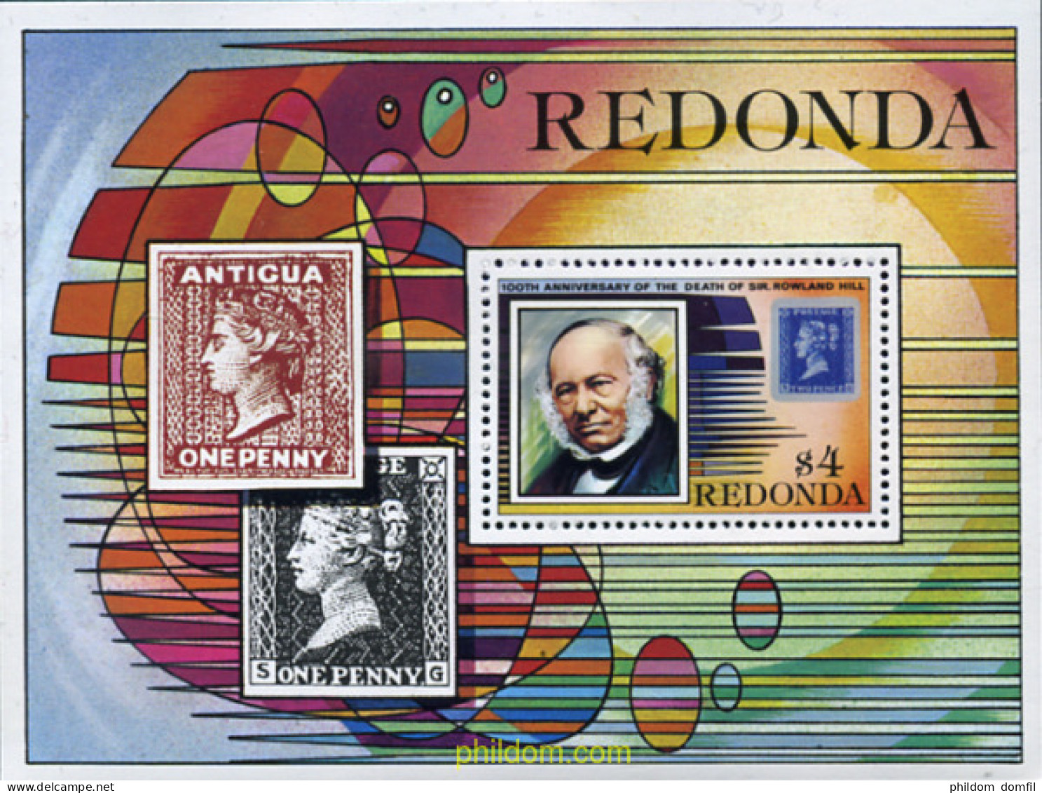 355186 MNH REDONDA 1979 100 ANIVERSARIO DEL PRIMER SELLO - Autres & Non Classés