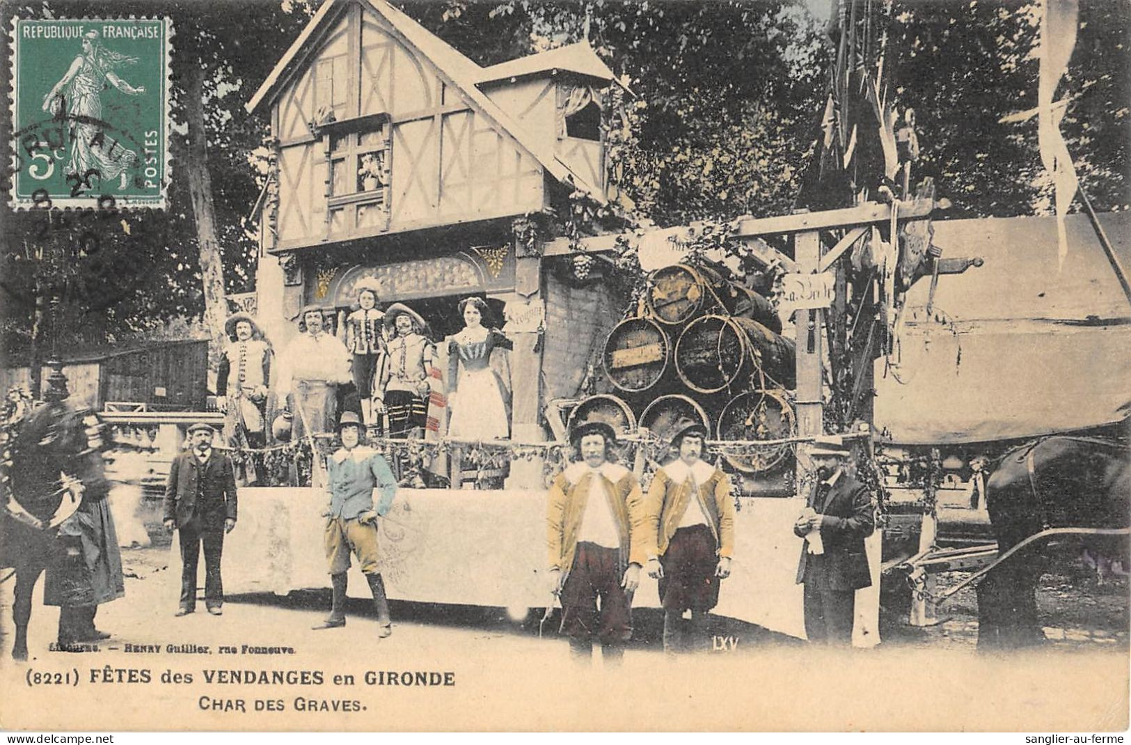 CPA 33 FETES DES VENDANGES EN GIRONDE / CHAR DES GRAVES - Sonstige & Ohne Zuordnung