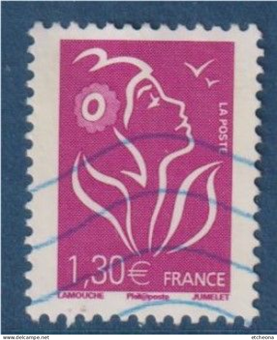 Marianne Lamouche 1.30€ Lilas Oblitéré N°3971 - 2004-2008 Marianne De Lamouche