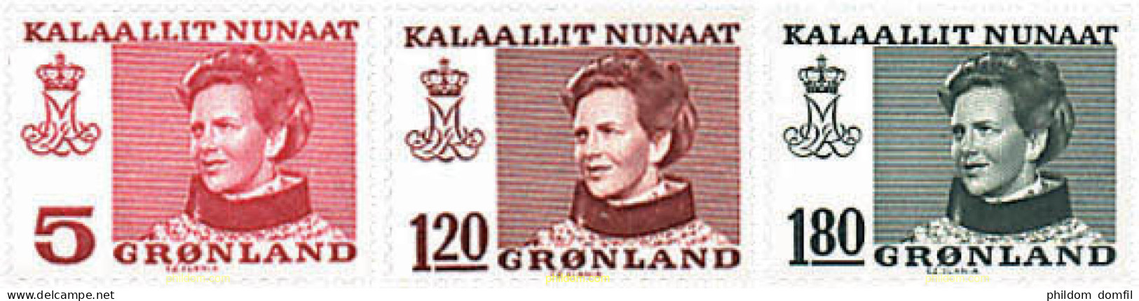 96878 MNH GROENLANDIA 1978 REINA MARGRETHE II - Neufs