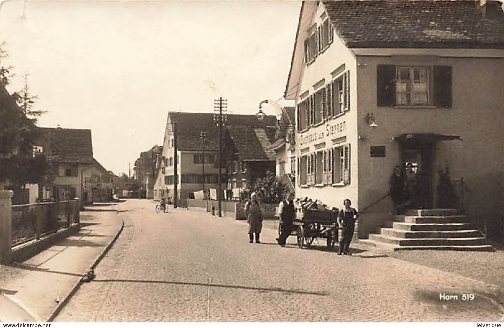 Horn Gasthaus Zur Sternen Burkhardt-Karten Arbon Burkhardt - Arbon