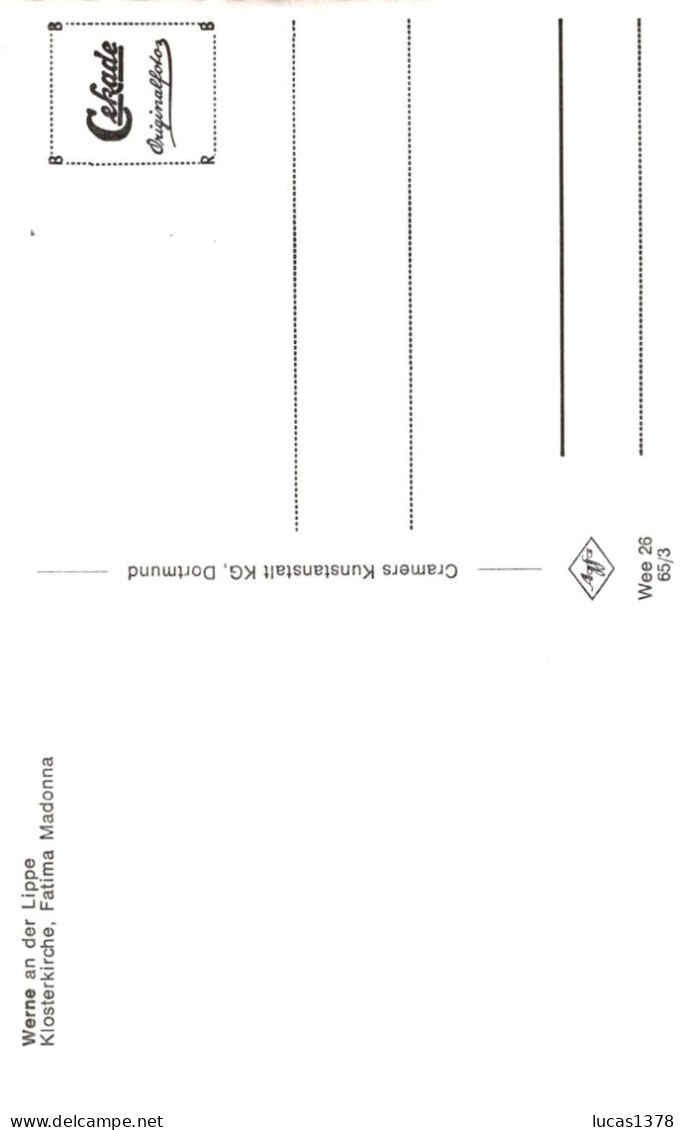 WERNE AN DER LIPPE / FATIMA MADONNA - Werne