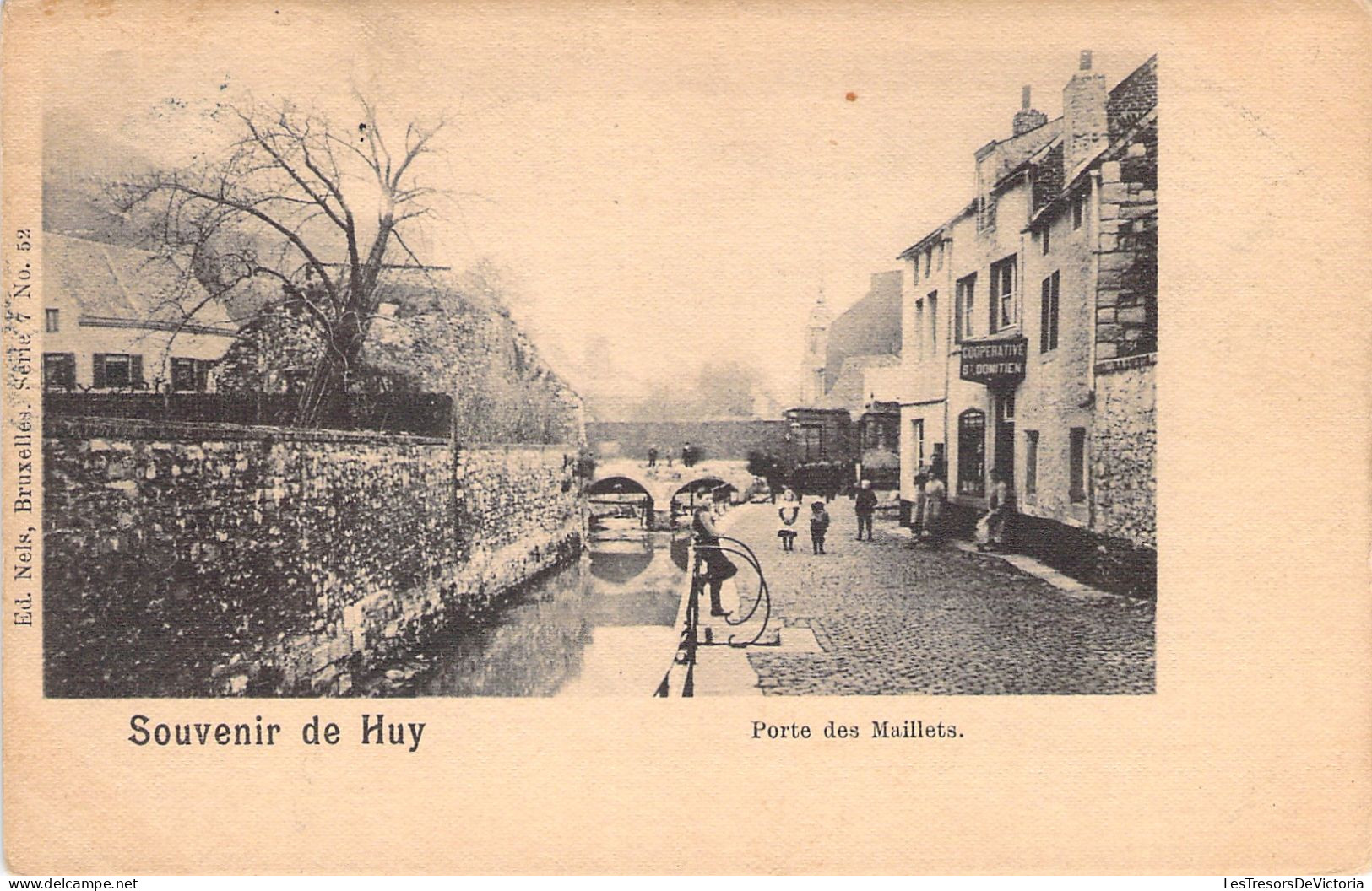 BELGIQUE - Souvenir De Huy - Porte Des Maillets - Ed Nels - Carte Postale Ancienne - Huy