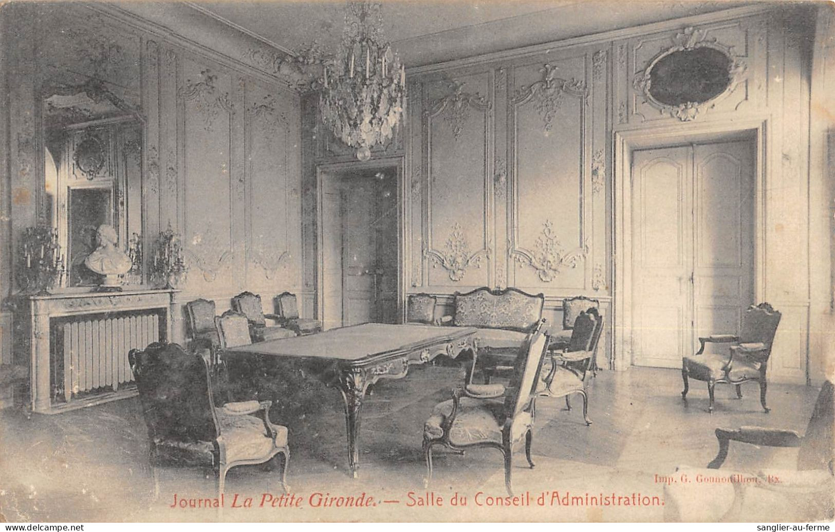 CPA 33 JOURNAL DE LA PETITE GIRONDE / SALLE DU CONSEIL D'ADMINISTRATION - Bordeaux