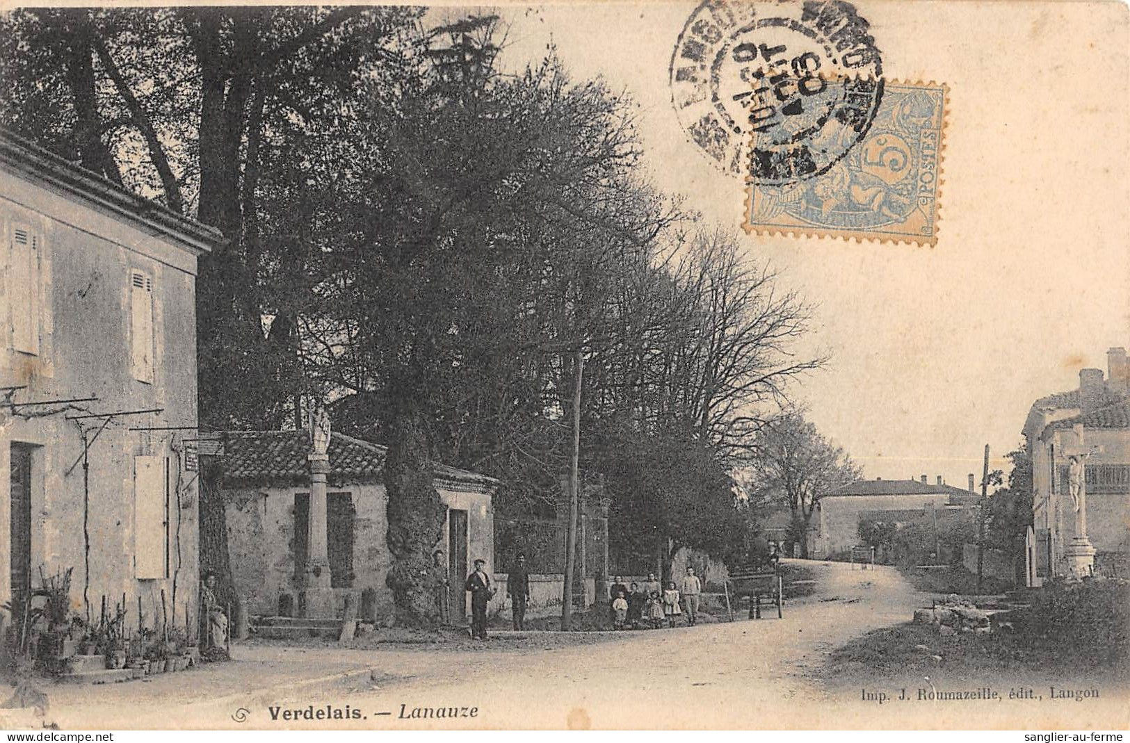 CPA 33 VERDELAIS / LANAUZE - Verdelais