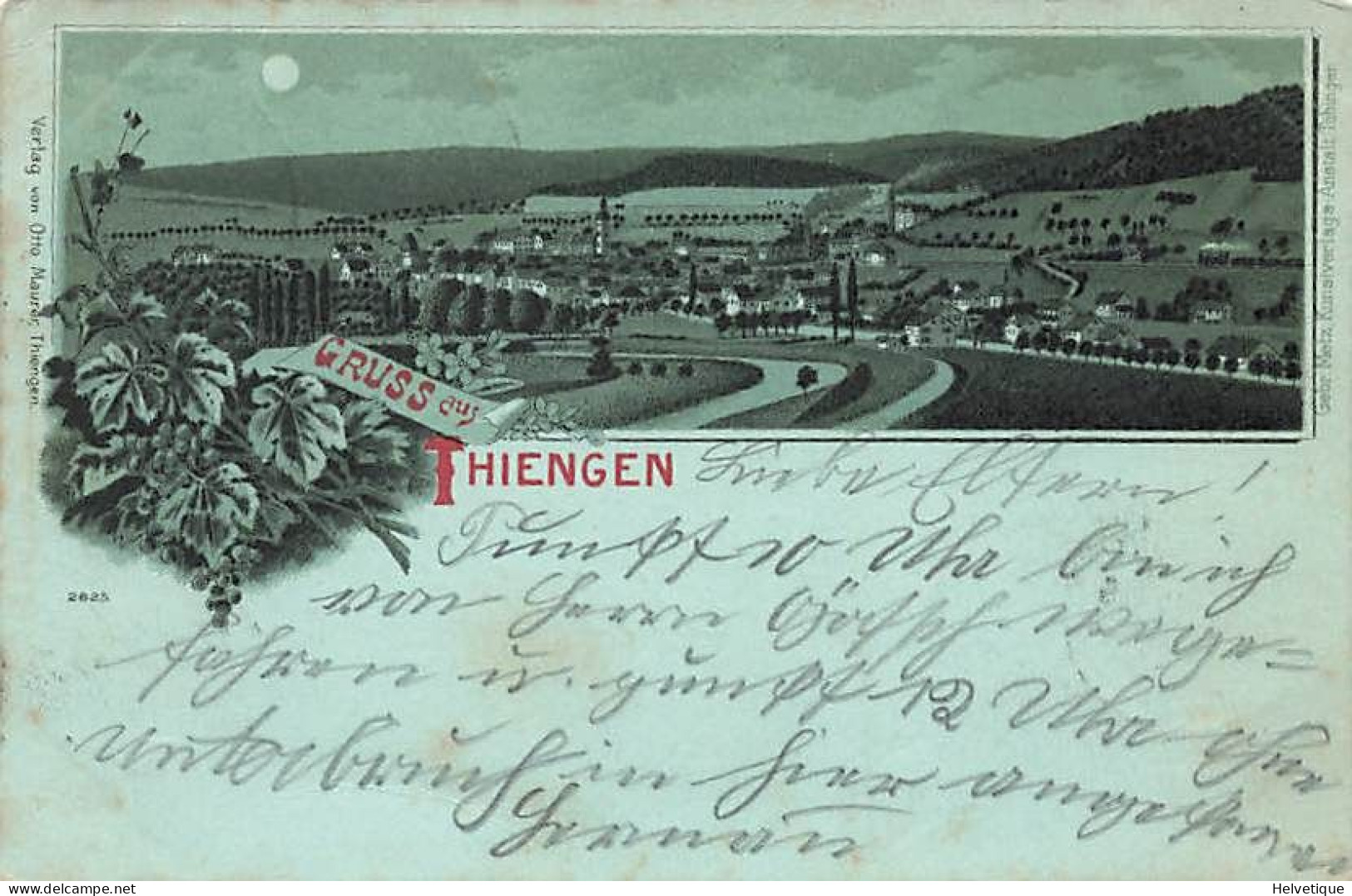 Litho 1901  Waldshut-Tiengen Mondschein - Waldshut-Tiengen
