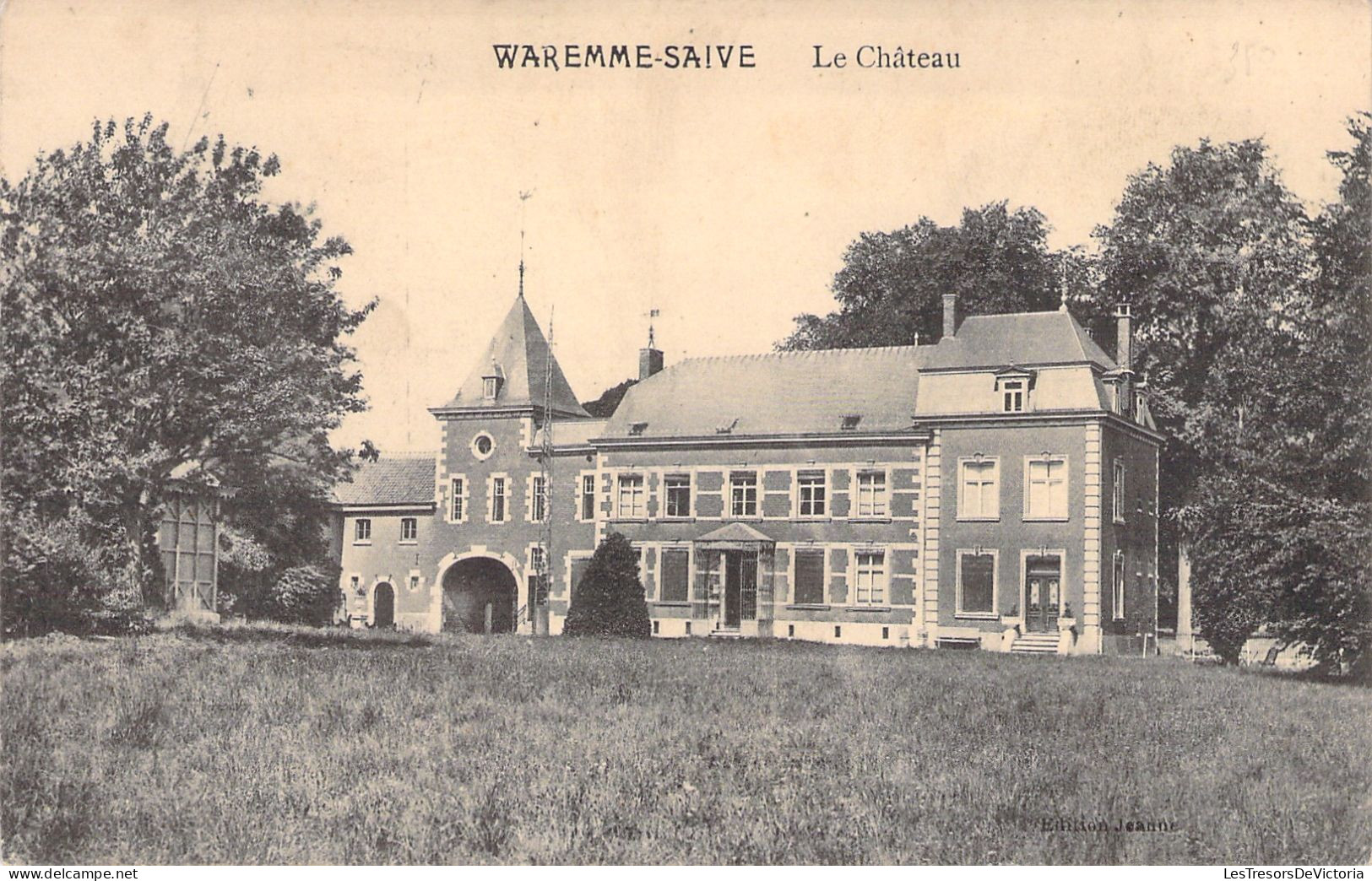 BELGIQUE - Waremme Saive - Le Chateau - Edition Jeanne - Carte Postale Ancienne - Borgworm