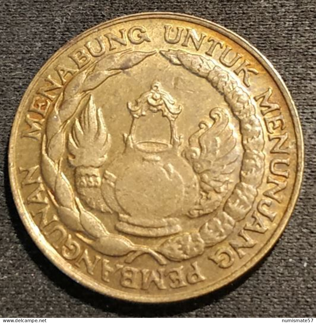 INDONESIE - INDONESIA - 10 RUPIAH 1974 - FAO - KM 38 - Indonesien