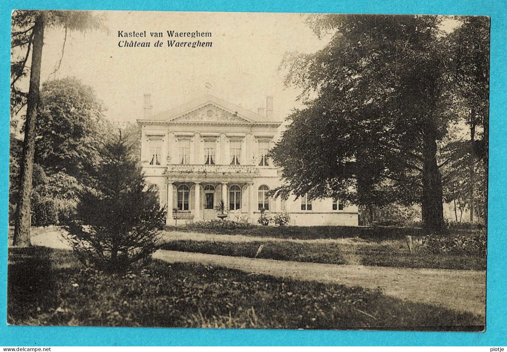 * Waregem - Waereghem (West Vlaanderen) * (P. Vermeersch - Desmet) Kasteel Van Waereghem, Chateau De Waereghem - Waregem