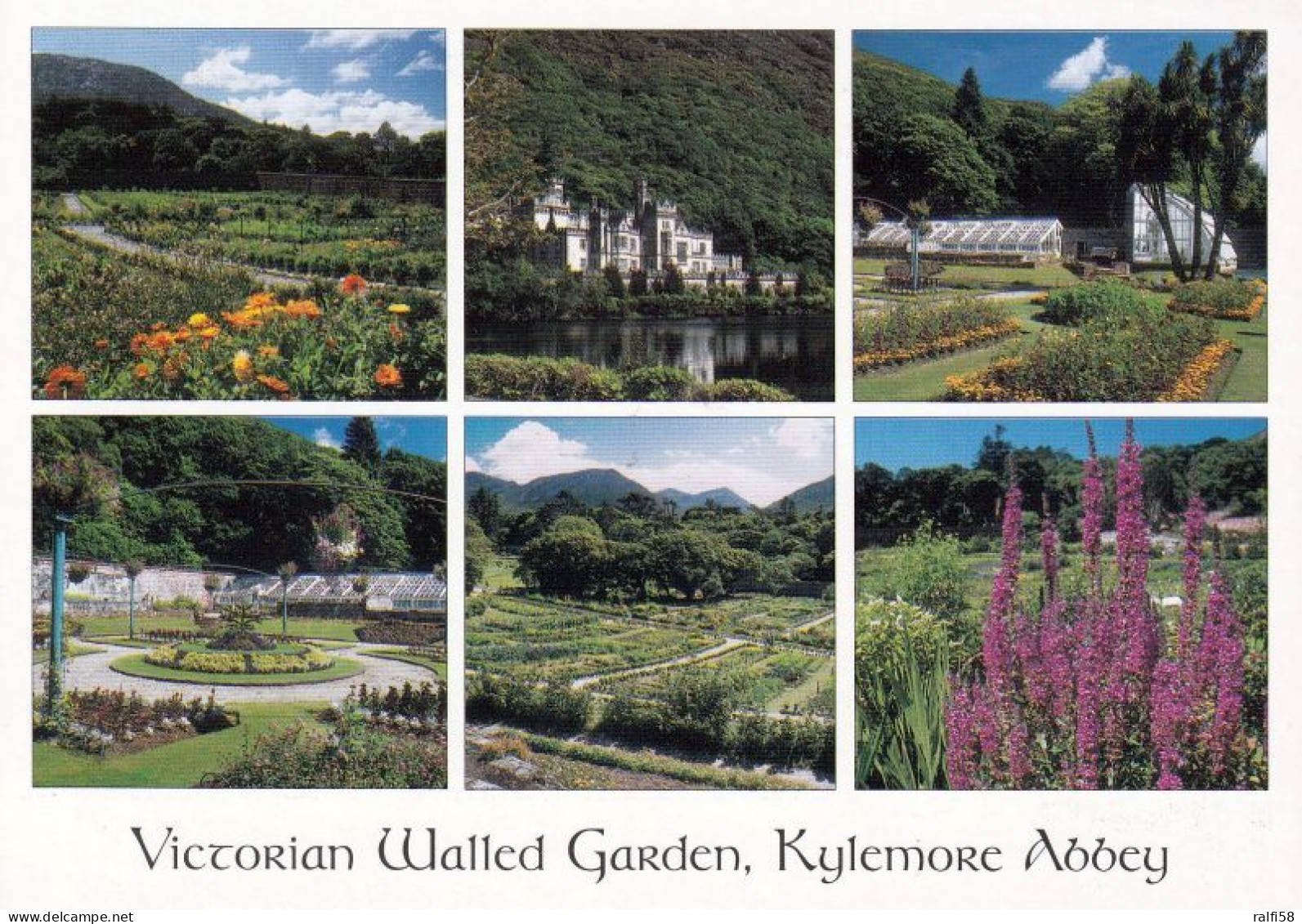 1 AK Irland * Victorian Walled Garden, Kylemore Abbey - Irische Benediktinerinnenabtei - Seit 1920 Im Schloss Kylemore * - Galway