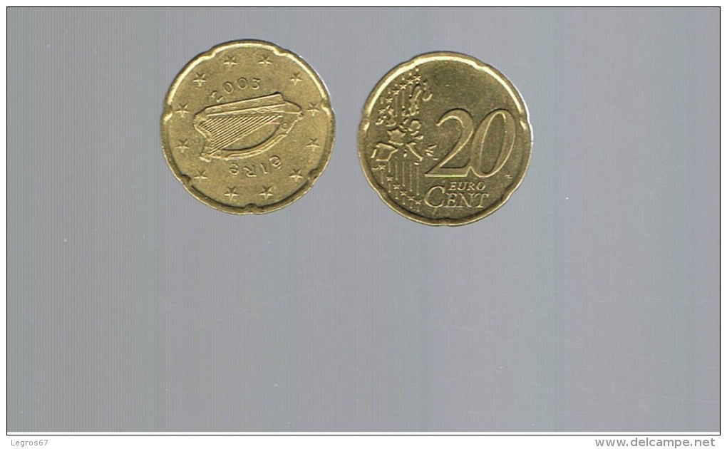 PIECE DE 20 CT D' EURO IRLANDE 2003 - Irland