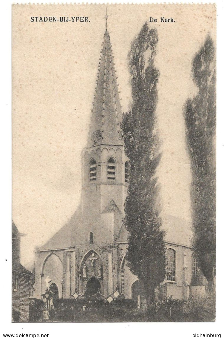 0414t: AK Staden- Bij- Yper, Ungelaufen, Ca. 1925 - Staden