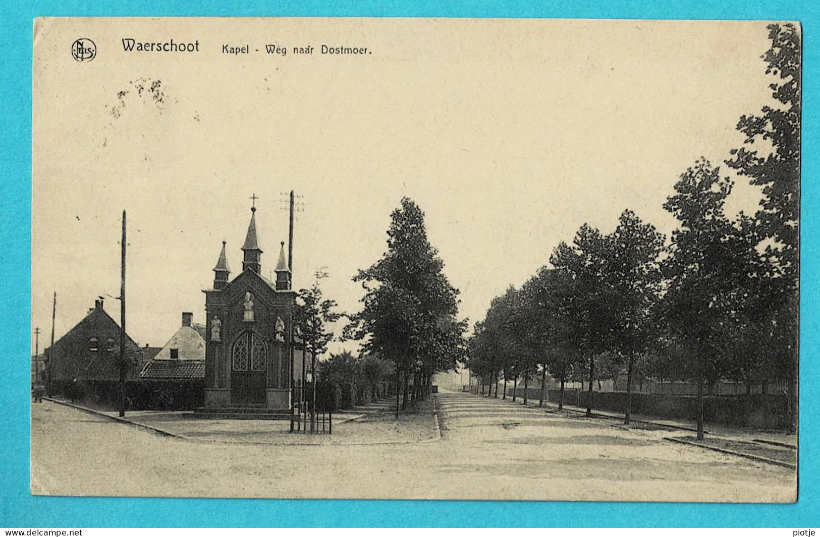 * Waarschoot - Waerschoot (Oost Vlaanderen) * (Nels, Pol Martens - Huysman) Kapel, Chapelle, Weg Naar Dostmoer, Old - Waarschoot