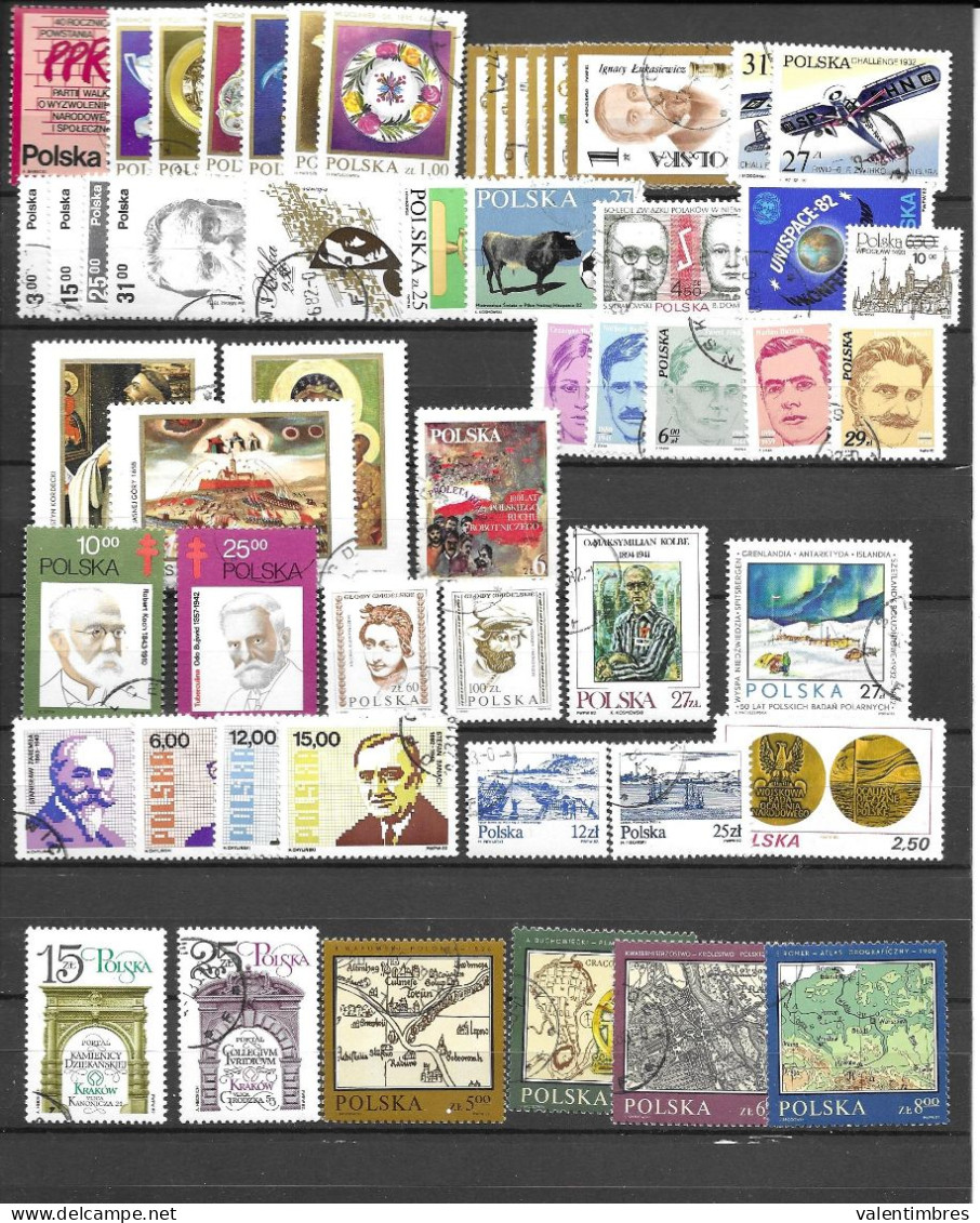 Pologne Année Complète ° 1982  YT  2608/2660  Poland  Polen Polska - Años Completos