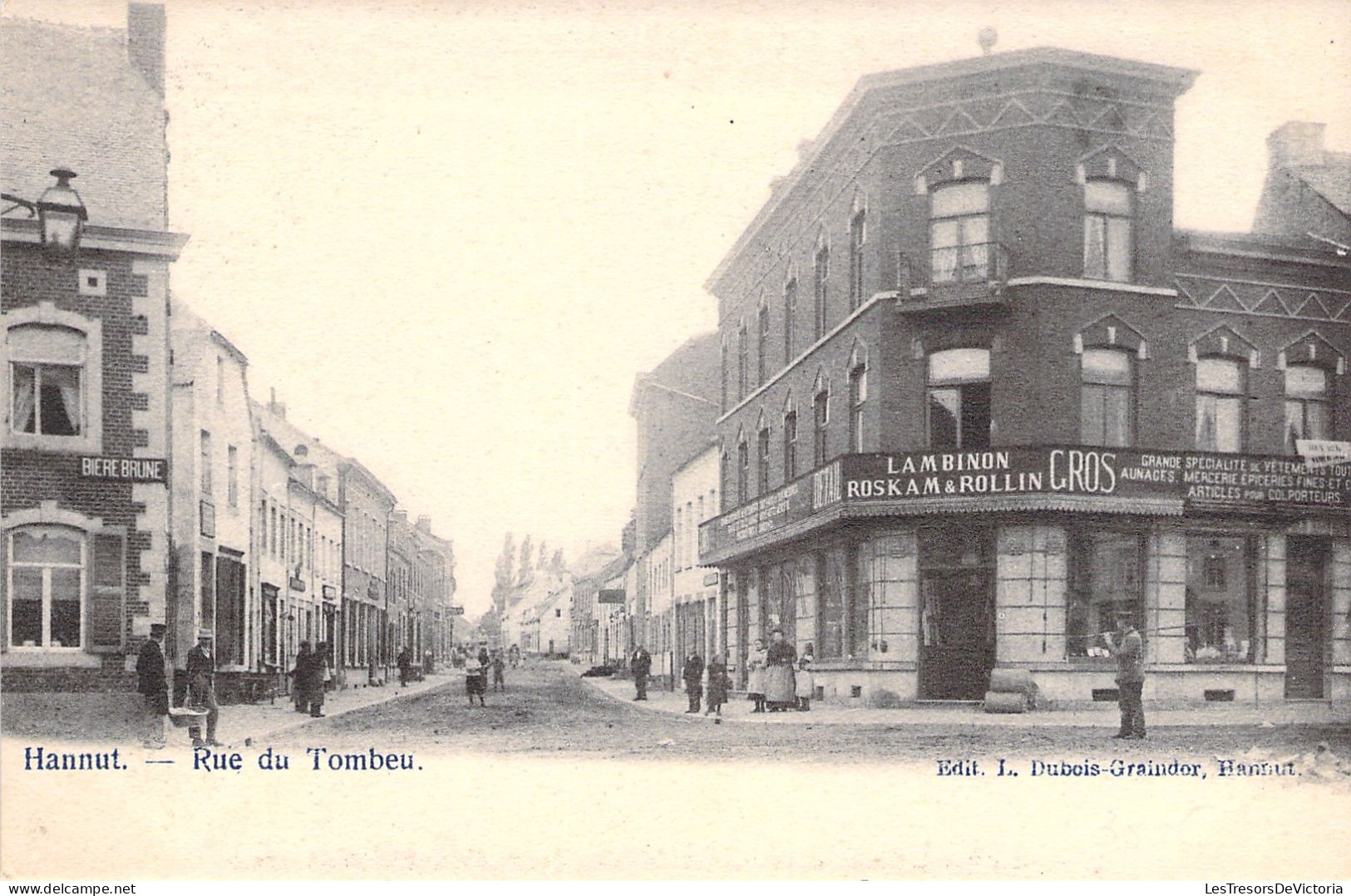 BELGIQUE - Hannut - Rue Du Tombeu - Edit Dubois Graindor - Carte Postale Ancienne - Hannut