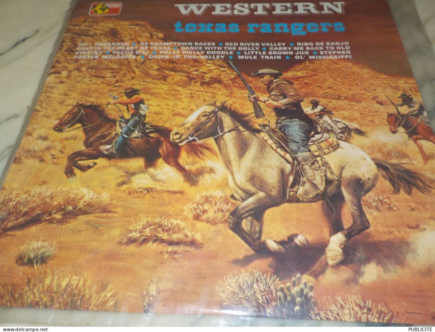 DISQUE 33 TOURS WESTERN TEXAS RANGERS 1973 - Country Y Folk